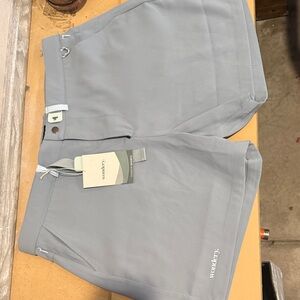 Wonderly Pale Blue Athletic Shorts with White Logo